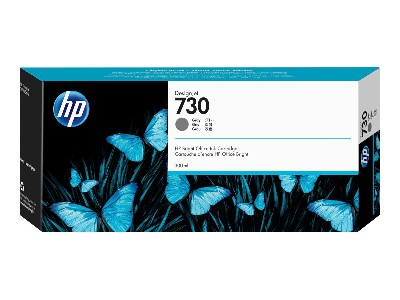 HP 730 300 ml Gray Ink Cartridge T1600